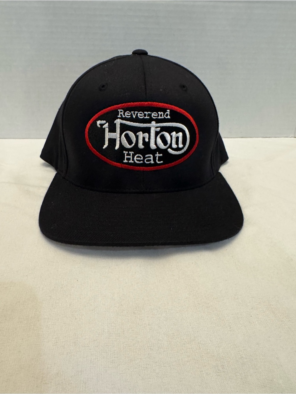 Reverend Horton Heat Black Logo Snapback Hat